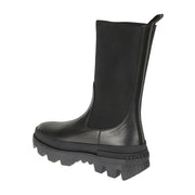 Moncler Black Calfskin Ankle Boots