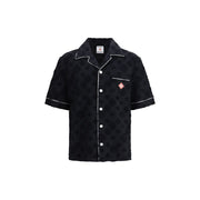 Casablanca Black Cotton Shortsleeve Shirt