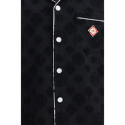 Casablanca Black Cotton Shortsleeve Shirt