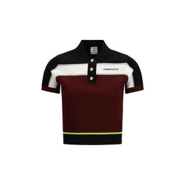Casablanca Multicolor Viscose Polo Shirt