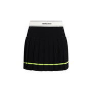 Casablanca Black Viscose Mini Skirt