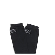 MM6 Black Viscose Socks