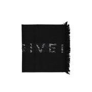 Givenchy Black Virgin Wool Scarf