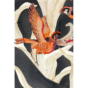 Borbonese Black Silk Women Scarf