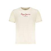 Pepe Jeans Beige Cotton Men's T-Shirt