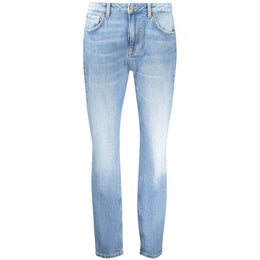 Pepe Jeans Blue Cotton Tapered Jeans