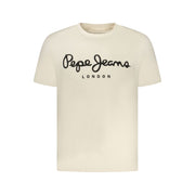Pepe Jeans Beige Cotton Men's T-Shirt