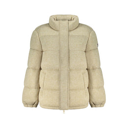 Guess Jeans Beige Polyester Coat
