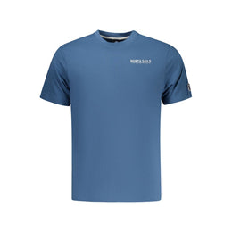 North Sails Blue Cotton Men T-Shirt