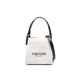 Tom Ford Beige Canvas Tote Bag