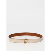 Liu Jo Beige Leather Regular Belt