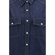 Khaite Blue Denim Shirt