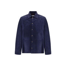 Brunello Cucinelli Blue Denim Shirt