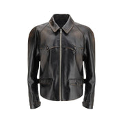 Prada Black Leather Jacket
