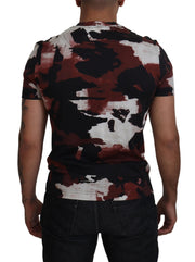 Dolce & Gabbana Multicolor Tie Dye Cotton Crew Neck T-shirt