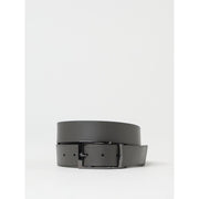 Emporio Armani Black Leather Regular Belt
