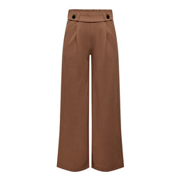 Jacqueline De Yong Brown Viscose Casual Pants