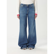 Liu Jo Blue Cotton Flared Jeans