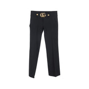 Gucci Black Viscose Dress Pants