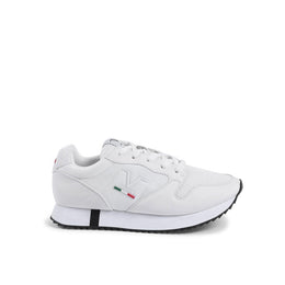 19V69 Italia White Artificial Leather Athletic Sneakers
