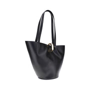 Jacquemus Black Calf Leather Bos Taurus Shoulder Bag