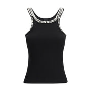 PINKO Black Cotton Top