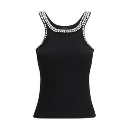 PINKO Black Cotton Top