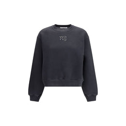 Alexander Wang Black Cotton Sweatshirt