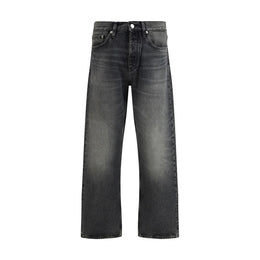 Sunflower Black Cotton Relaxed Fit Jeans