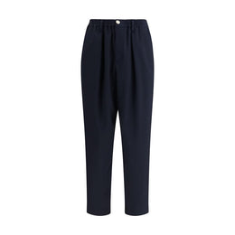 Marni Blue Merino Wool Casual Pants