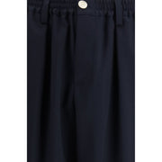 Marni Blue Merino Wool Casual Pants