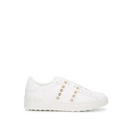 Valentino Garavani White Leather Low Top Sneakers