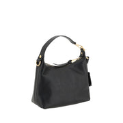 Versace Black Calf Leather Bos Taurus Handbag