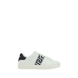 Versace White Rubber Low Top Sneakers