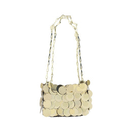 Rabanne Gold Metal Shoulder Bag