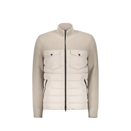 Herno Beige Virgin Wool Shell Jacket
