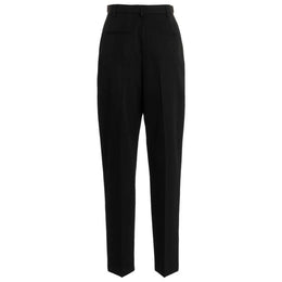 Tory Burch Black Polyester Casual Pants