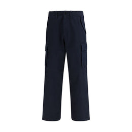 Burberry Blue Cotton Cargo Pants