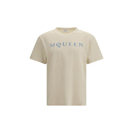 Alexander McQueen Cream Cotton T-Shirt