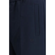 Gucci Blue Polyester Casual Pants