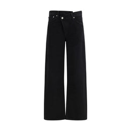 Agolde Black Cotton Jeans Denim