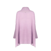 Herno Purple Virgin Wool Poncho