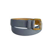 Borbonese Blue Leather Women Belt