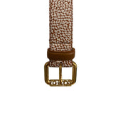 Borbonese Brown Leather Women Belt