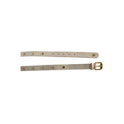 Borbonese Beige Polyvinyl Women's Belt