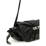 Diesel Black Calf Leather Bos Taurus Shoulder Bag