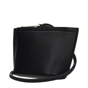 Salvatore Ferragamo Black Leather Clutch Bag