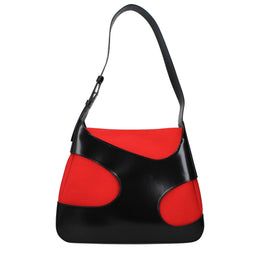 Salvatore Ferragamo Black Fabric Shoulder Bag