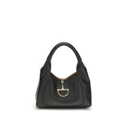 Gucci Black Calf Leather Bos Taurus Shoulder Bag