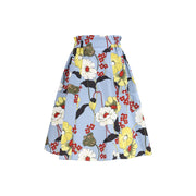 Marni Multicolor Cotton Midi Skirt